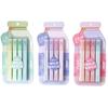 4 Kleuren Crème Tint Highlighter Markeerpen Set, Zachte Punt Studie Markers voor Pagina Markeren, Journaling en Kantoor Schrijven