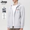JEEP SPIRIT Men's Heavyweight 330G Hooded Zip-Up Sweatshirt