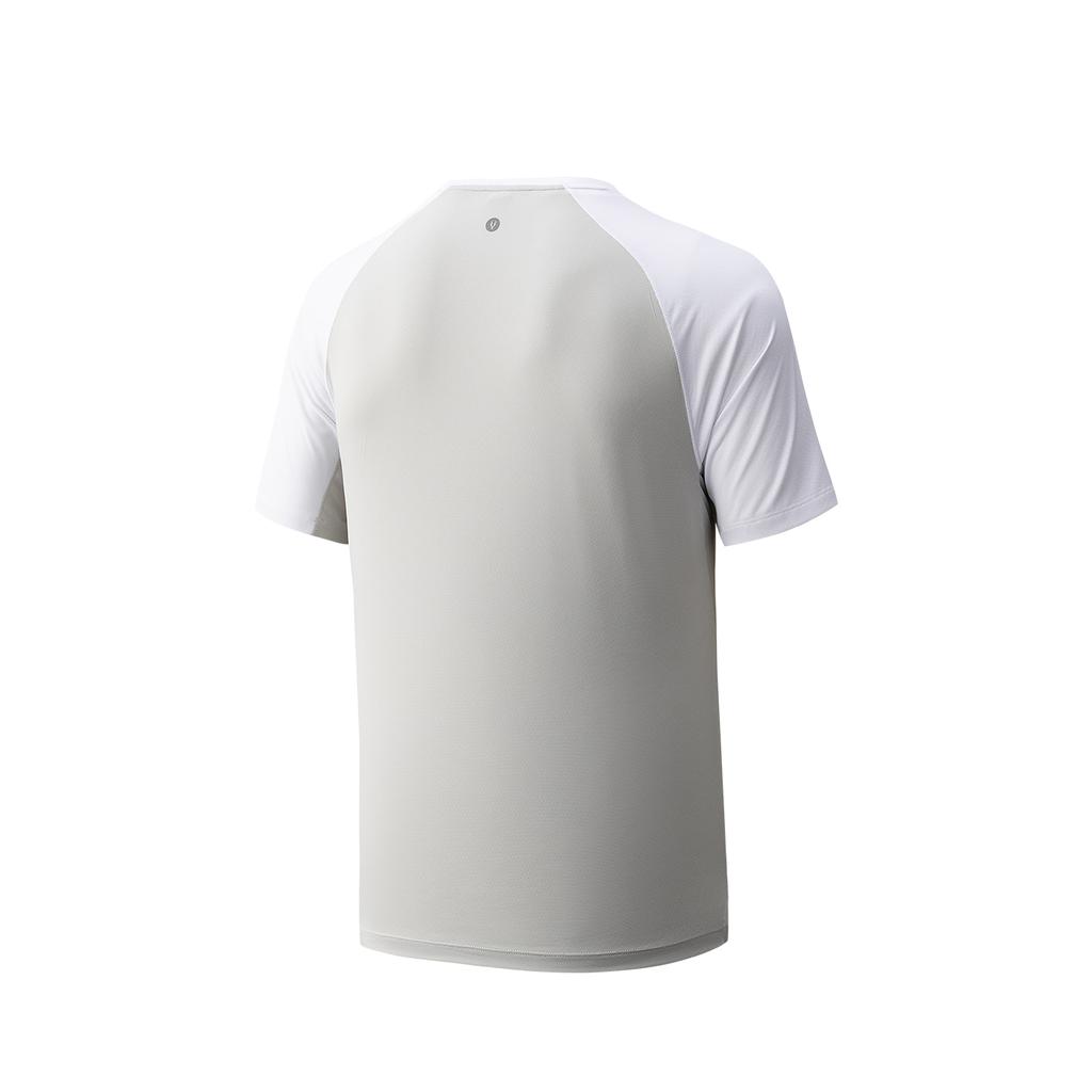 Anta Short Sleeve Knitted T-Shirt Summer 2026 Men Tops White Gray 952625110-3