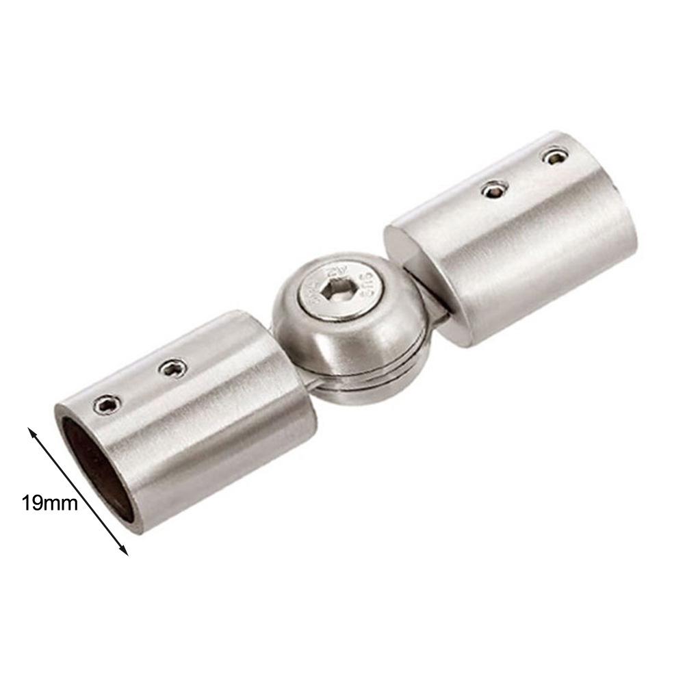 Adjustable Rod Corner Connector 90 To 180 Degrees Stainless Steel Elbow Connector Shower Room For Bay Window Window Hardware