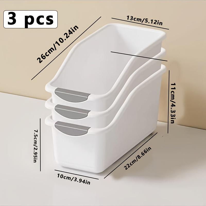 1/3pcs Multi-Functional Storage Box Set - Curved Space-Saving Design, Ideal for Home Organization & Cleaning Supplies Storage