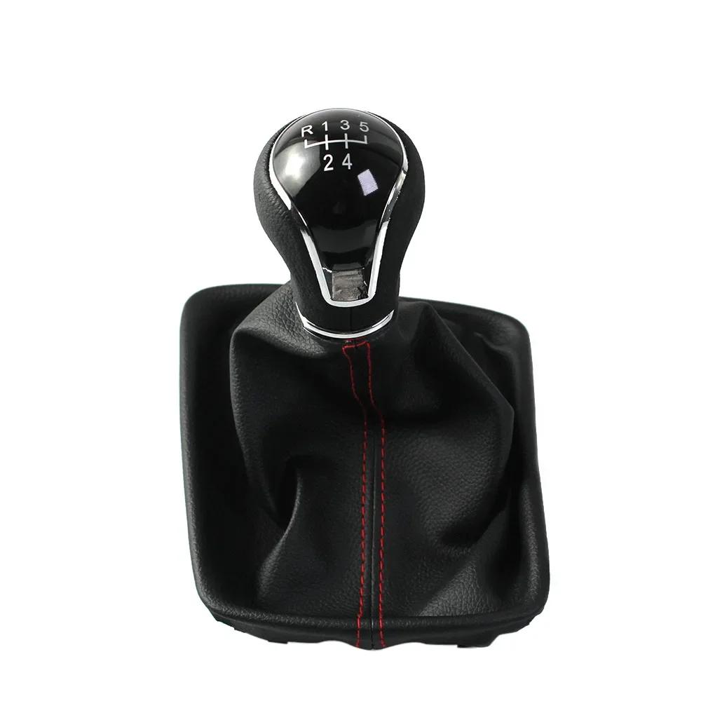 5/6-Gang-Schaltknauf für Seat Leon III MK3 2012- LHD mit Schalthebelmanschette Staubschutz Auto Zubehör