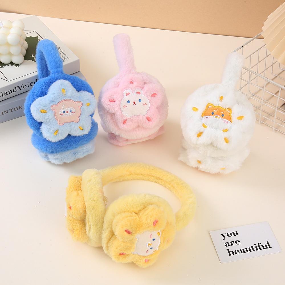 Soft Faux Fur Faux Rabbit Fur Ear Warmers Skin-Friendly Plush Ear Muffs For Girls Boys Student