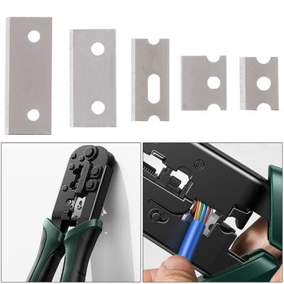 10Pcs Network Clamp Blade Ethernet Cable Plier Replace Blade Crimper Accessories
