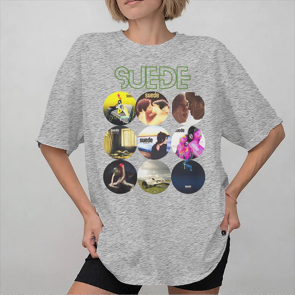 Suede rock band Tee Shirt for Unisex Women Gift Idea T Shirts 100 Cotton Clothes