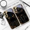 Fantastic Black Cat For Samsung Galaxy S20 FE S21 S22 S23 Plus S24 Ultra S25Ultra S21+ S9+ S22Plus Golden Glass Phone Case