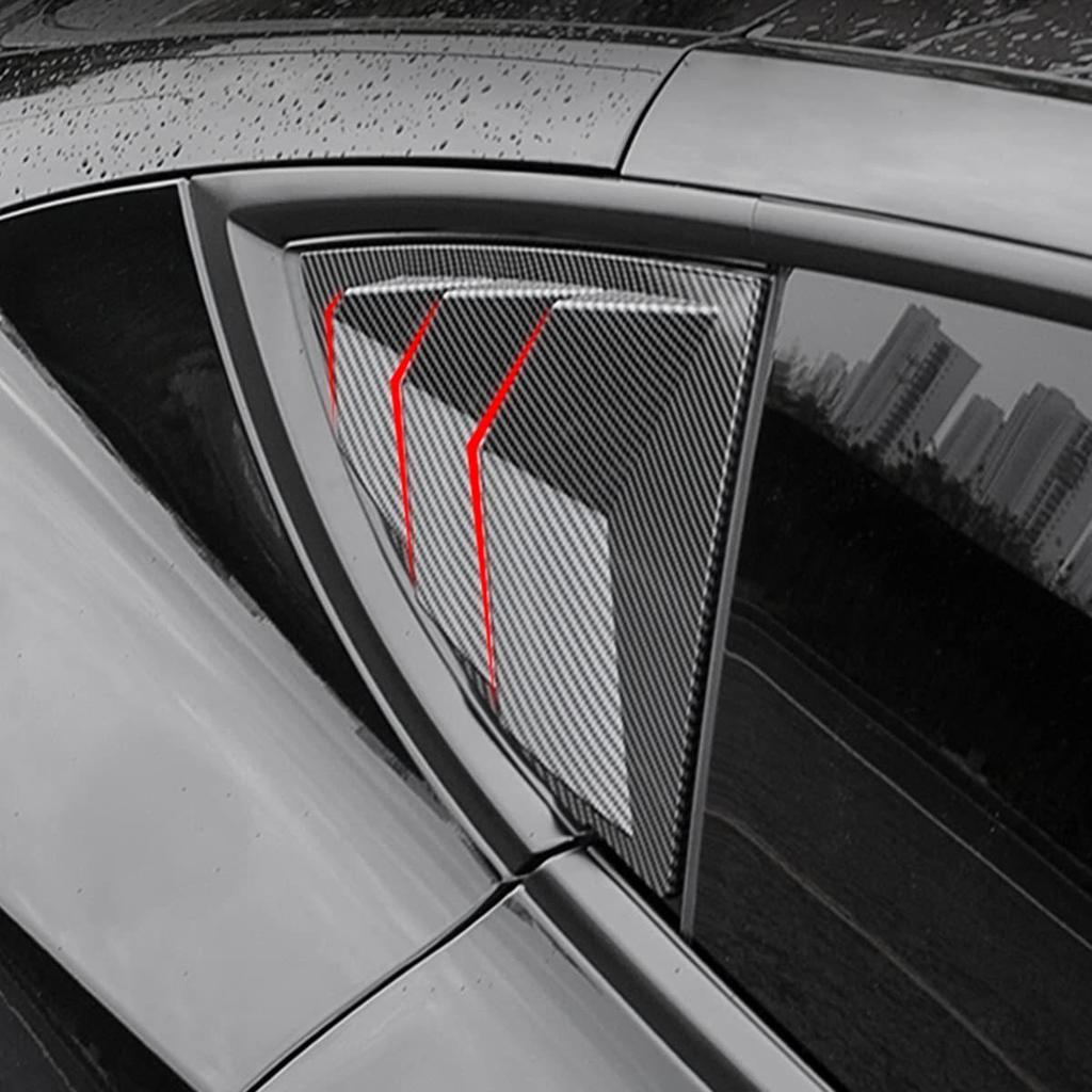 Tesla Model Y Rear Window Sunshade Louver Sticker