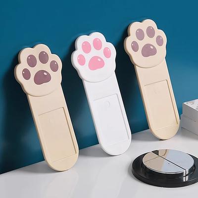 2/4Pcs Cute Cartoon Toilet Handle, Creative Cat Claw Lid Remover, Plastic Convenient Flip Lid Remover