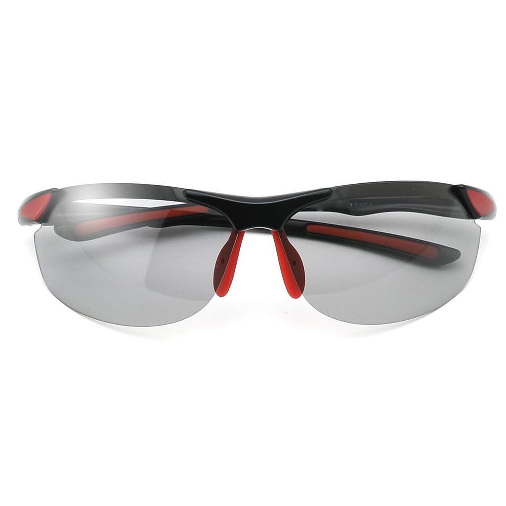 Polarized Sports UV400 Light Lens [E-FIT] Women's Sunglasses, Protection, Color, Black/Red, EF-S207H-C1