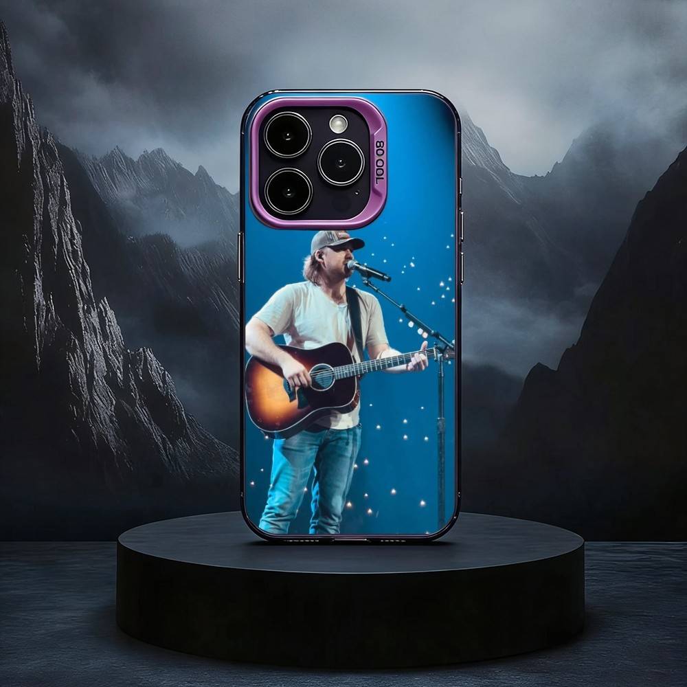 M-Morgan W-Wallen-EN Phone Case For iPhone17,16,15,14,13,12,11 Plus,Pro Max Black Candy silver phone case