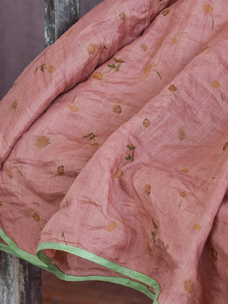 Johnature женские футболки с цветочным принтом — фото 7