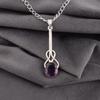 Amethyst Pendant Gemstone Jewelry, 925 Solid Sterling Silver Pendant, Gift For Women Handmade Pendant