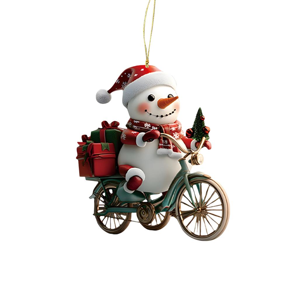 2D Platte Acryl Kerstversieringen Huisdecoratie
