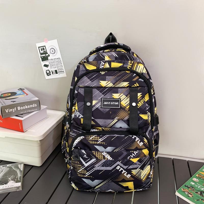 Graffiti-Print Herrenrucksack Schüler Schultasche Damen Computertasche Reiserucksack mit großer Kapazität