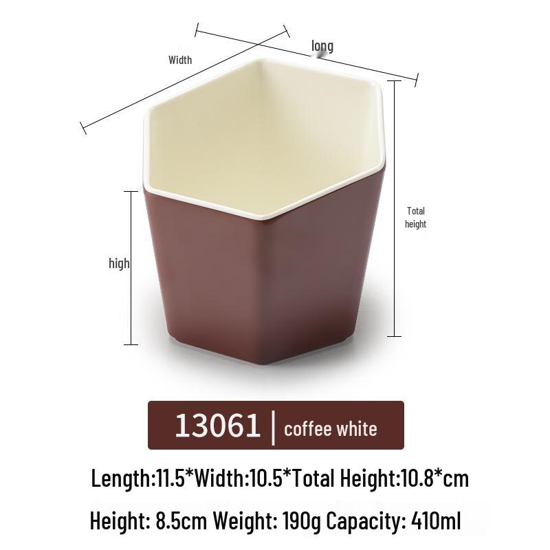 Melamine Rectangular Plate for BBQ & Side Dishes - Imitation Porcelain Tableware