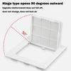 White Opening Flap Cover Plate Plastic Inspection Hole Mew Access Hatch Cover  Doors Wall Ceiling