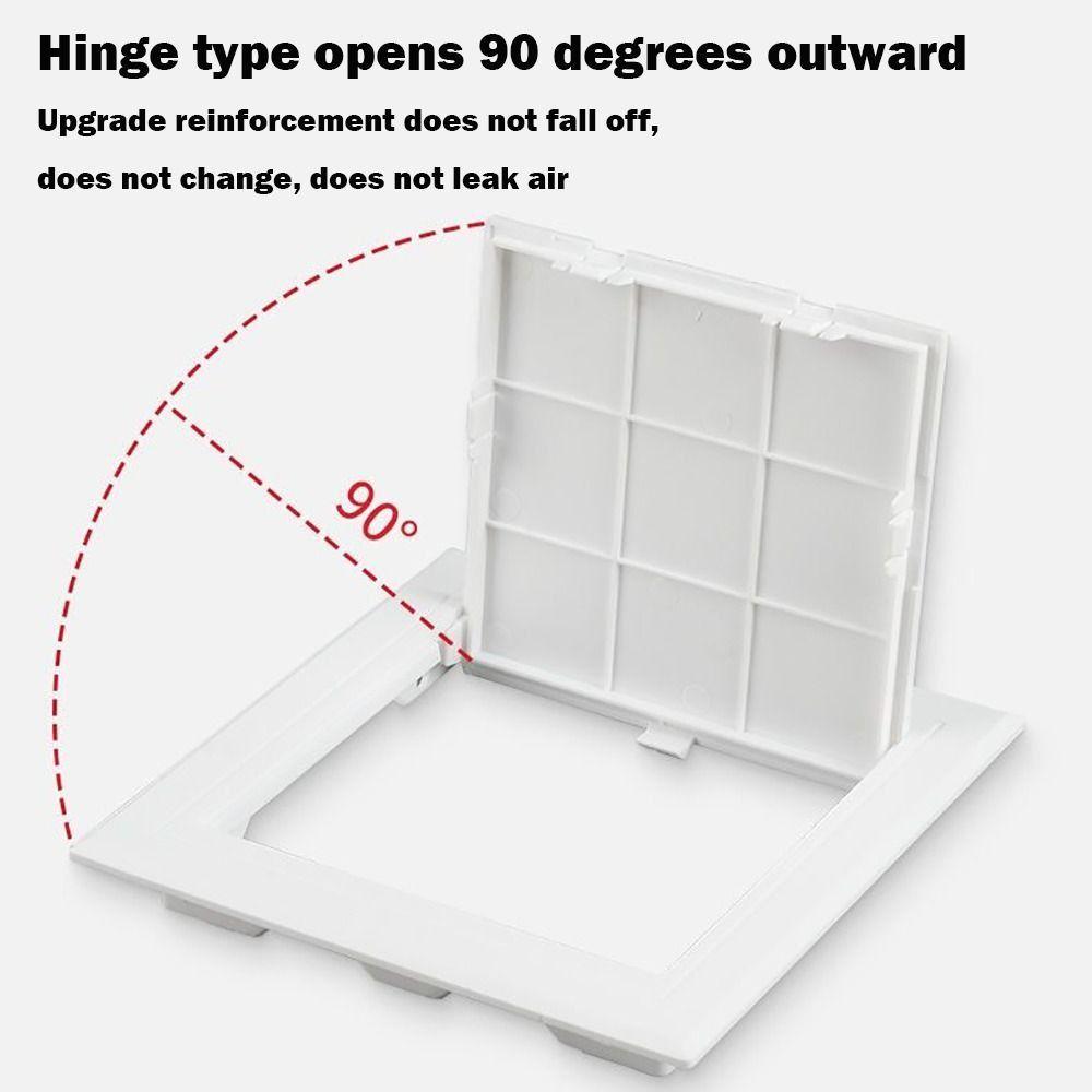 White Opening Flap Cover Plate Plastic Inspection Hole Mew Access Hatch Cover  Doors Wall Ceiling