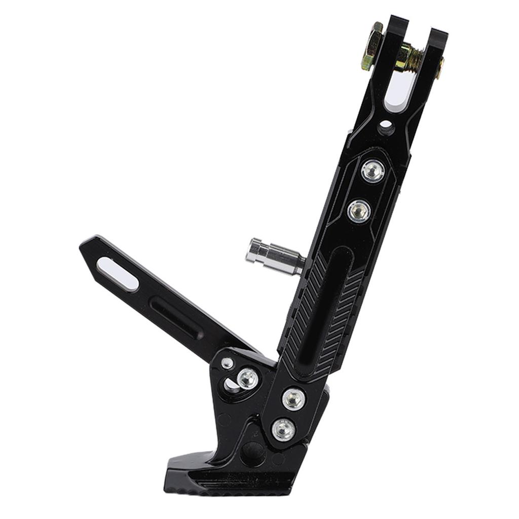 Motorcycle Universal Aluminum Alloy Adjustable Kickstand Foot Side Stand Tripod Holder