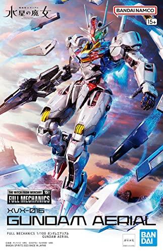 BANDAI SPIRITS FULL MECHANICS Mobile Suit Gundam: Witch of Mercury Gundam Aerial 1/100 Scale Pre-Colored Plastic Model