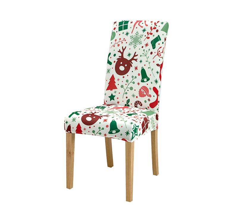 Christmas Chair Cover Seat Protector Cheap Chair Covers For Holiday Party Dining Room Kitchen Hotel Living Room Chair Cover 1 PC