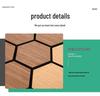 Hexagonal Wooden Sound Absorbing Panels for Decorative Wall Insulation