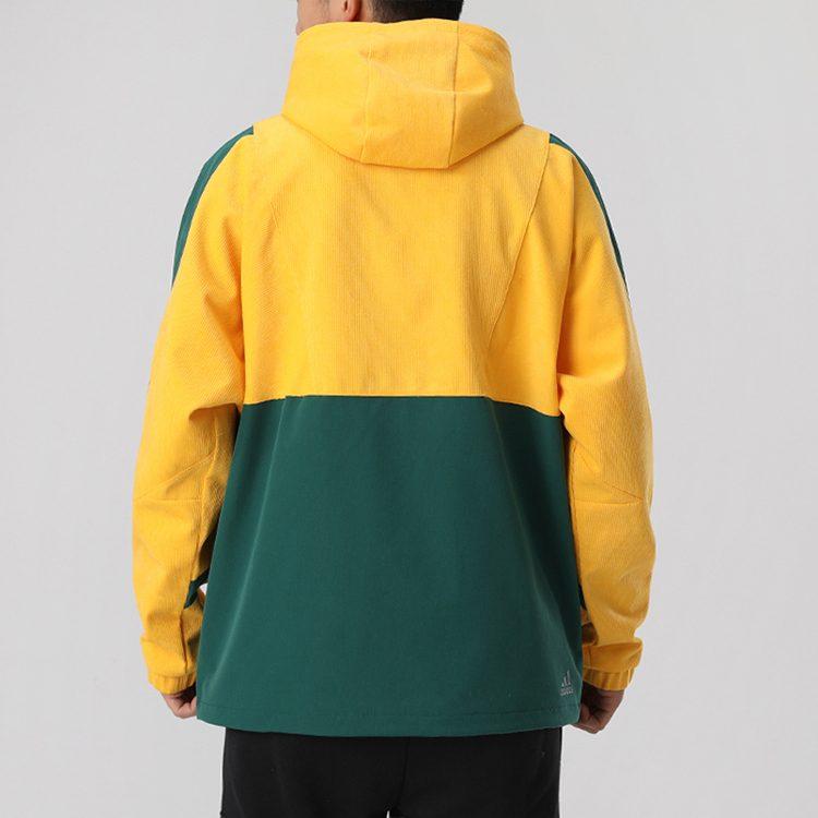 Adidas Jackets Men's Yellow Hooded Moderate Other GM4453