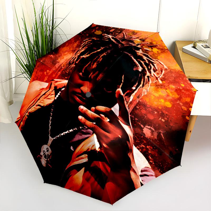 Livid Dreams Juice Wrld Folding Umbrella Travel Durable Travel Umbrella Light