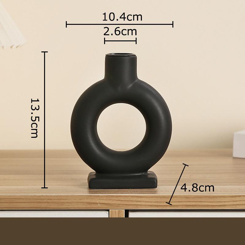 Minimalist Geometric Candle Holder Ceramic Candlestick Desk Decoration Wax Melt Burner Aroma Diffuser Home Aroma Container
