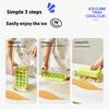 Gianxi Ice Cube Mold Ice Grid Water Bottle Household Food Grade Pressed Ice Storage Box Ice Cube Artifact