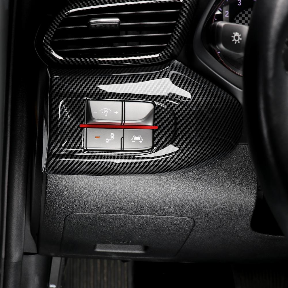 1*For Hyundai Veloster 2019-2022 Left-hand Drive Headlight Adjustment Switch Panel Protective Cover Headlight Area Interior Part