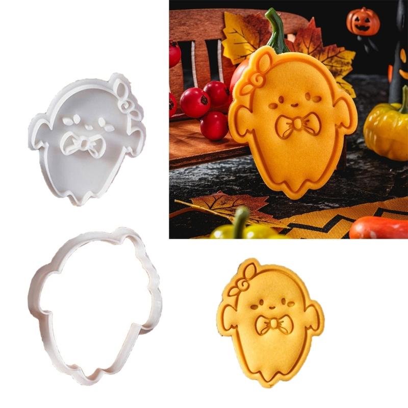 Unique Festival Parties Biscuits Molds Eerie Halloween Cookie Baking Molds Durable Specters Shape Biscuits Cutter