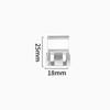 Morandi Color Letter Paper Clip Transparent Test Paper File Folder Push Clip  School Office