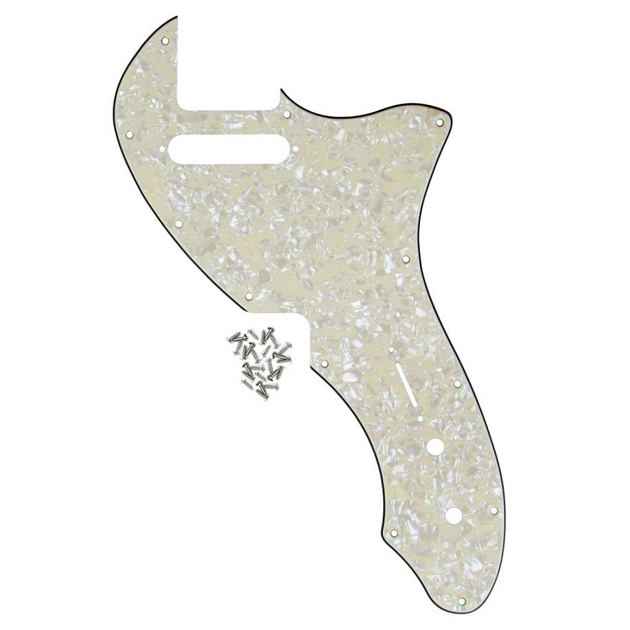 FLEOR 1PCS Thinline Guitar Pick Guard Pickguard Scratch Plate for TL Thinline 69 Reissue RI Guitar, 5 Colors Choose