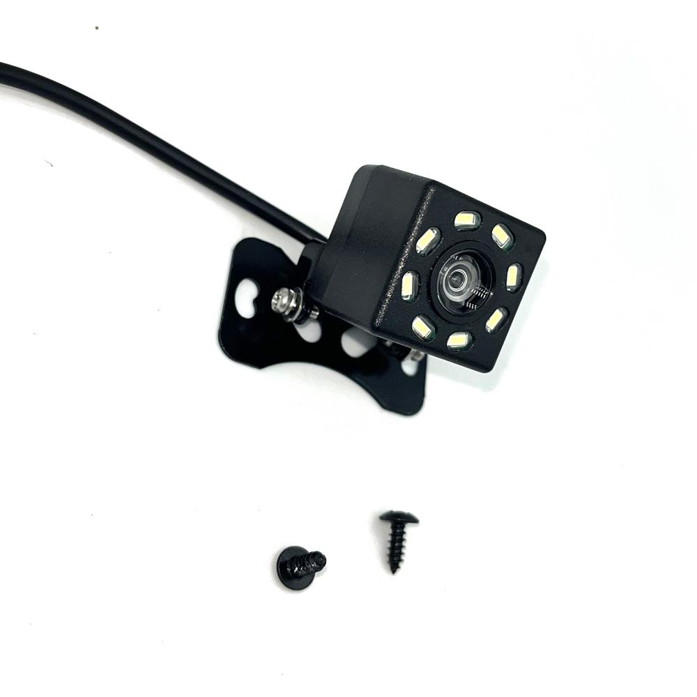 Telecamera posteriore per auto con ampio display LCD TFT da 4,3" o monitor, impermeabile, visione notturna, retromarcia, facile installazione