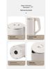Stainless Steel Electric Kettle with Double Layer and Automatic Shut-Off, Large Capacity