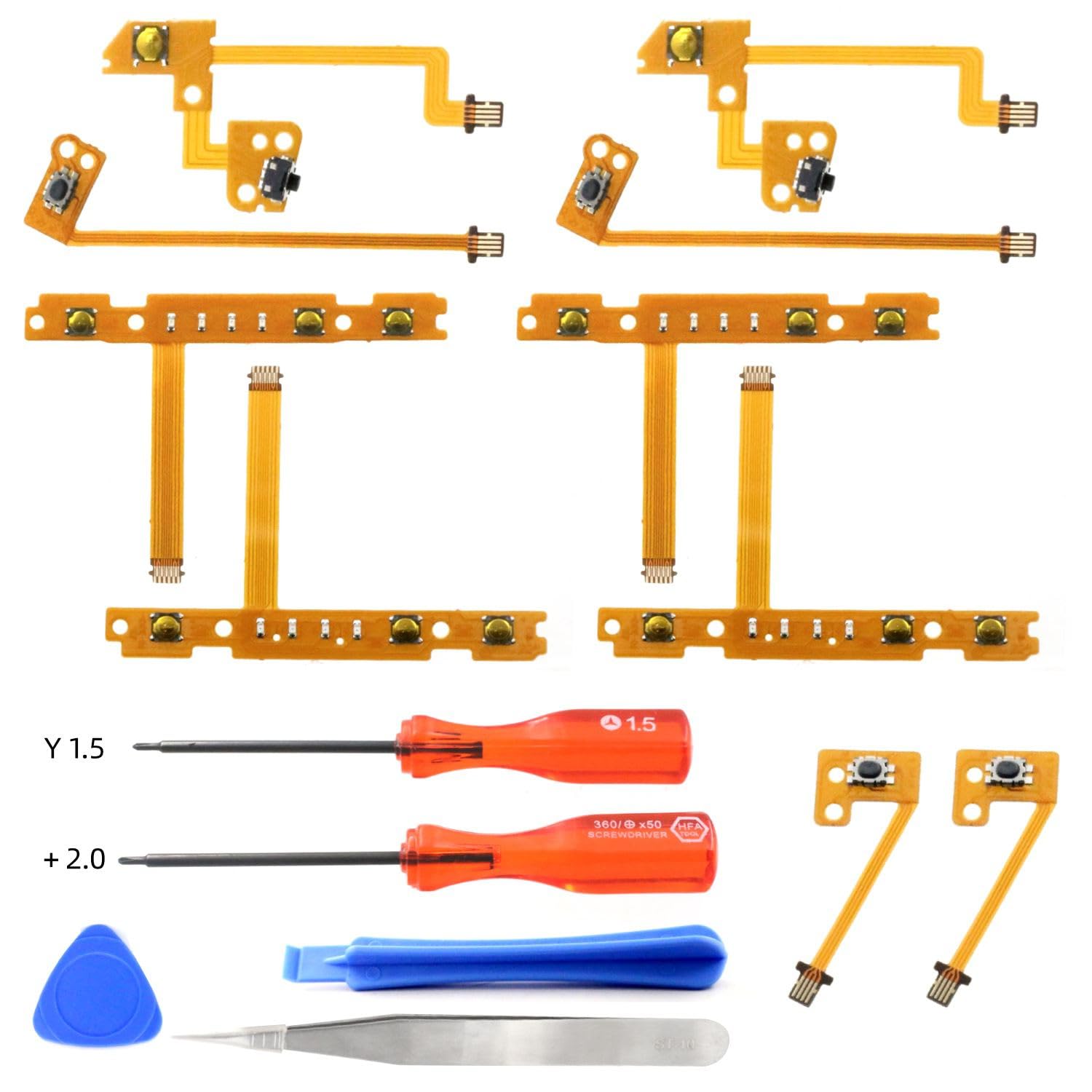 

Replacement Parts Nintendo Switch NS Repair Compatible Repair Kit Controller Repair Kit in 1 5 Tools Replacement Parts Controller Repair Kit