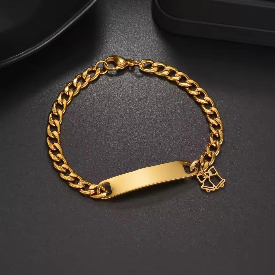 Edelstahl Schneemann Schneeball Armband - Europäischer & Amerikanischer Stil Weihnachtsgeschenk