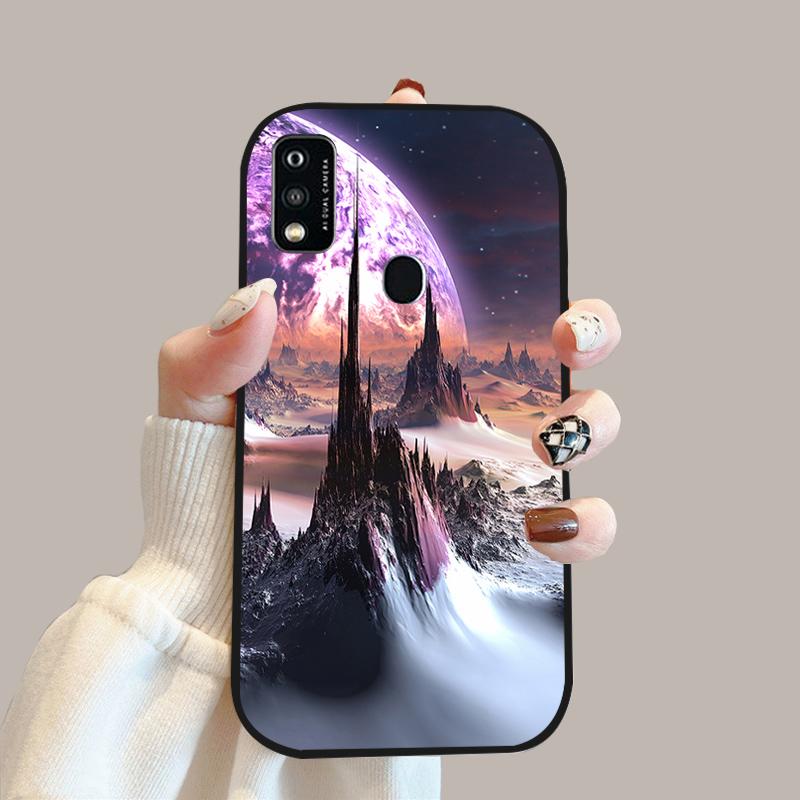 For ZTE Blade A51 Case A52 A53 Color Painted Soft Silicone Phone Cover Cases For ZTE Blade A31 Fashion Protective Fundas Coque