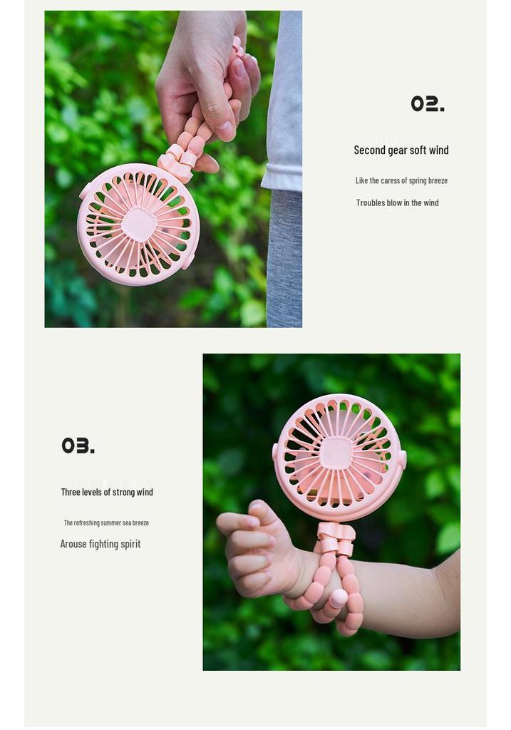USB Rechargeable Portable Octopus Fan for Students, Dorms, Desktops, Outdoor Camping, Travel, and Strollers