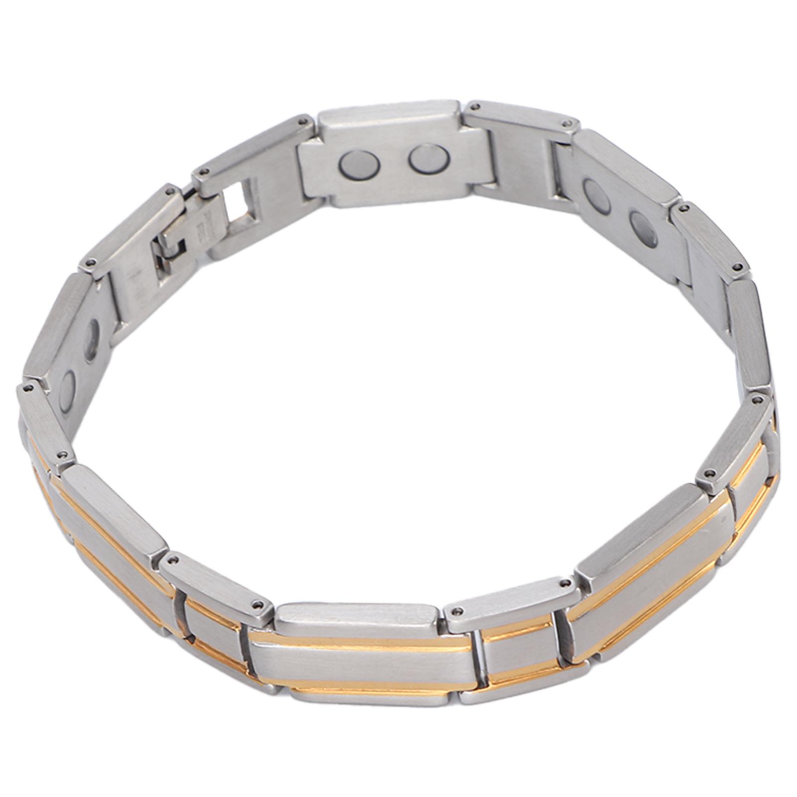 

Магнітний браслет Титанова сталь Магнітотерапевтичні браслети для полегшення болю при артриті