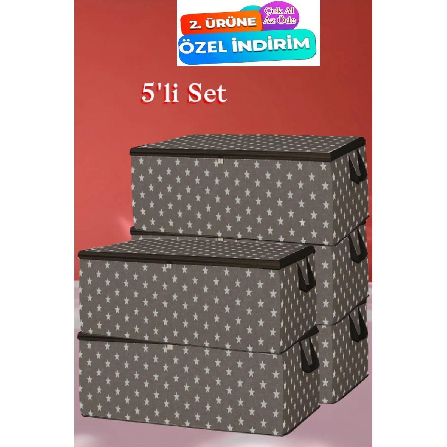 

5 шт., большая сумка для хранения кровати, сумка для хранения одежды, подушка, органайзер, сумка для хранения 64x45x22 Star