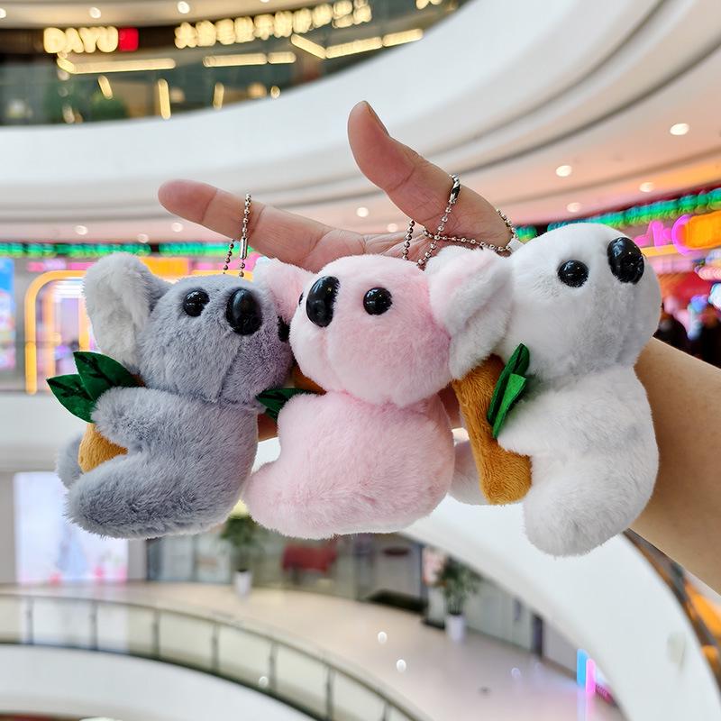 

Cartoon Koala Plush Toy Keychain - Cute Bear Pendant Ornament 12 cm