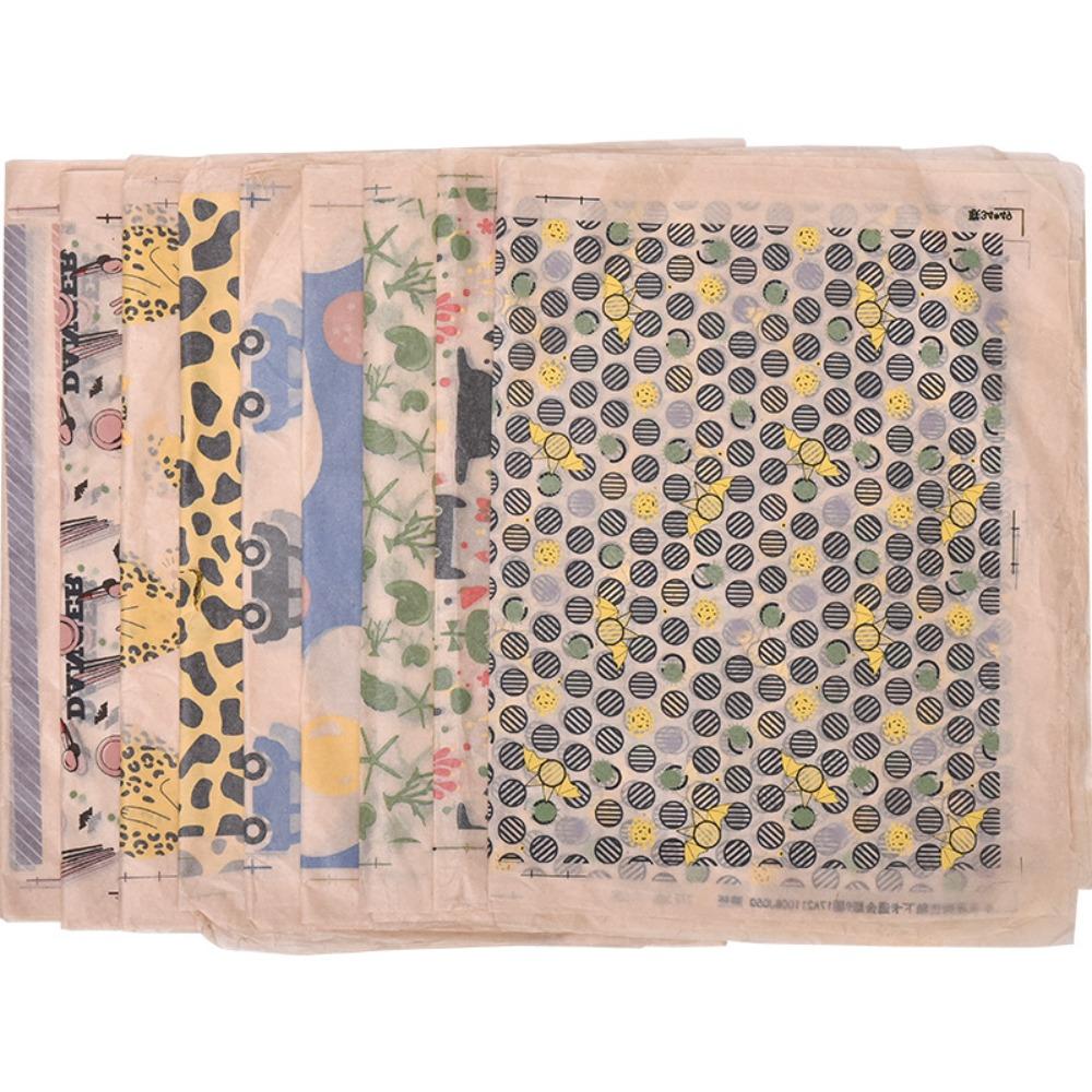 Colored Flower Pottery Clay Transfer Paper Cartoon Ceramic Coloring Paper  Pottery Making