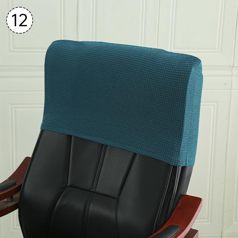 Elastic Chair Headrest Cover Home Office Armchair Backrest Head Pillow Covers Protection Dustproof Gaming Chair Slipcover