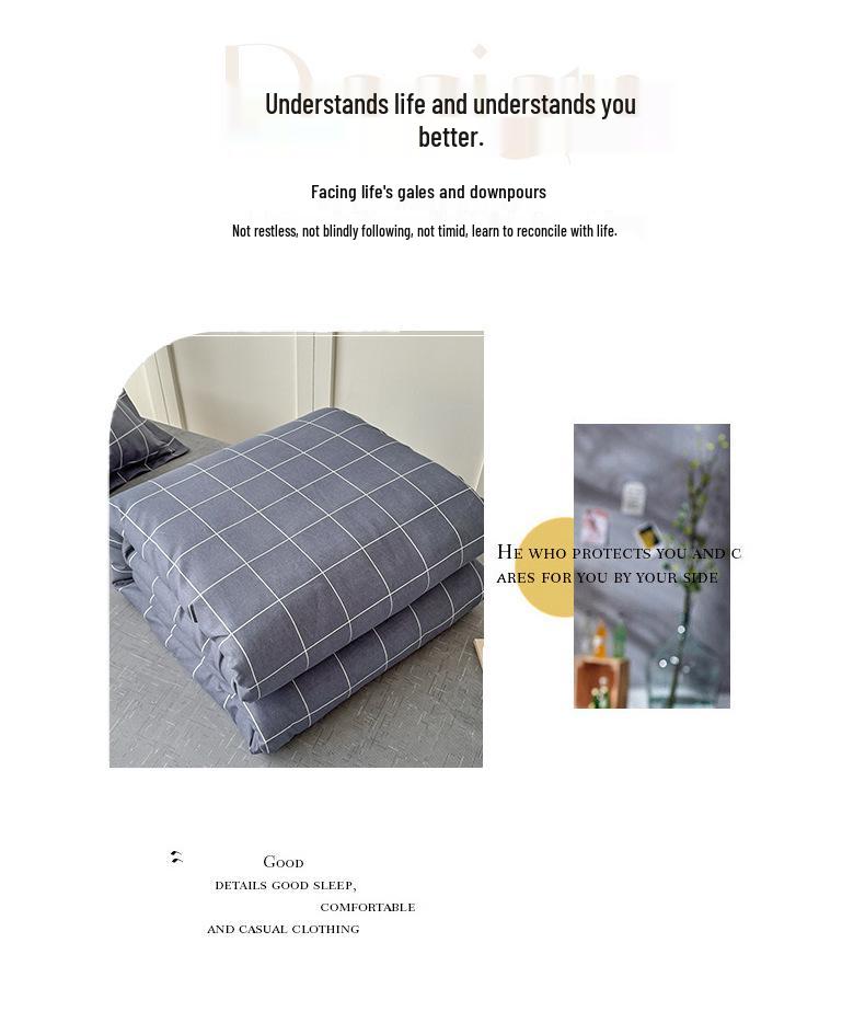 Dormitory/Student Bedding Set: Includes 3-Piece Bed Sheet & Duvet Cover and 6-Piece School Bunk Bed Set.