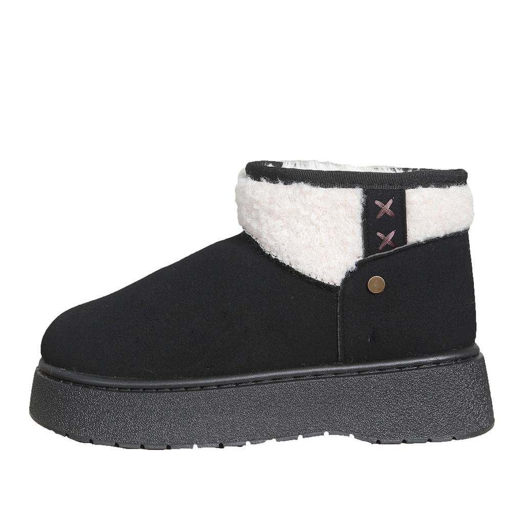 Fashion Winter Women Shoes Short Barrel Snow Boots Outdoor Anti Slip Thick Cotton Shoes 2025 New Large Size Warm Thick Soled Snow Boots