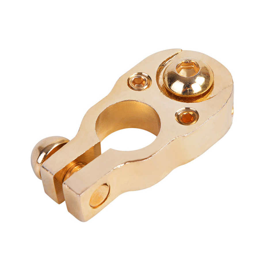 Battery Terminal Pure Brass 15.9-17.5 for Car Truck Bolt Positive and Negatice Pole Brass Battery Terminal Car