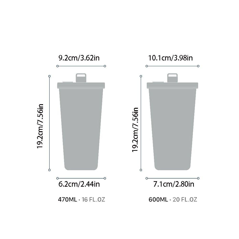 Stainless Steel Water Bottle Large Capacity Insulation Cup Drinkware Thermal Cup  Ice Cream