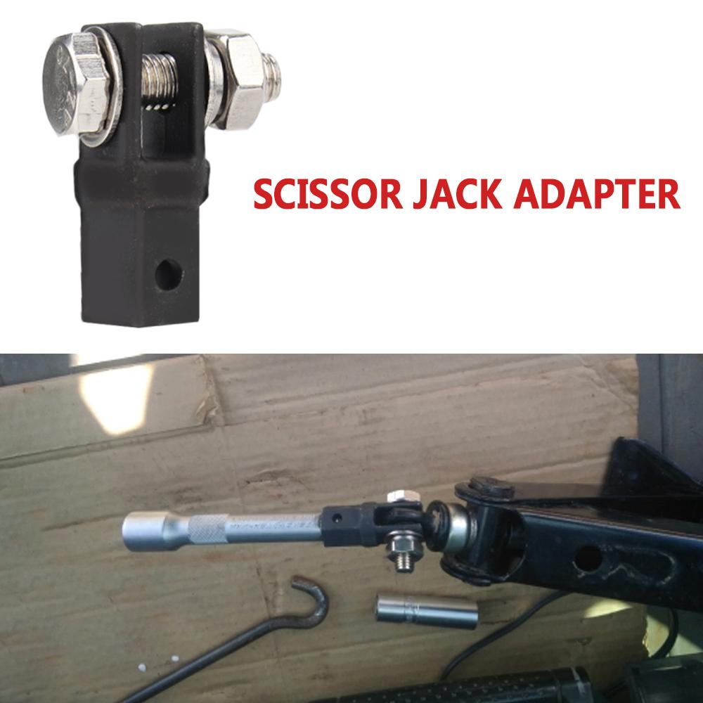 Saxdomkraft Adapter Nyckel Verktyg Bil domkrafter Lyftutrustning Använd med 1/2 tums Drivning eller Slag Bil tillbehör