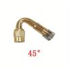 3pcs/set Car Tyre Valves Inflation Extension Tube 45/90/135 Degree Adapter Universal Motorcycle Bike Tyre Valve Connector Accessories